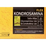Vista principal del kondrosamina Flex 20 sobres DietMed en stock