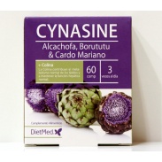 Vista frontal del cynasine 60 Comprimidos Dietmed en stock