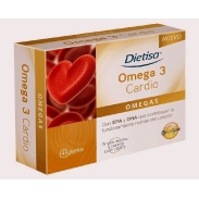 Vista delantera del omega 3 Cardio 45 perlas Dielisa en stock