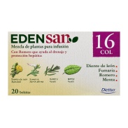 Vista principal del edensan 16 COL (colesterol) 20 filtros Dielisa en stock