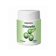 Vista delantera del edensan Chlorella Bio 60 comprimidos Dielisa en stock