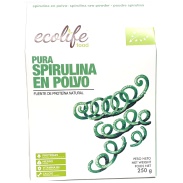 Spirulina en polvo bio 250gr Ecolife