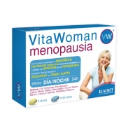 Vista delantera del vitawoman menopausia 60 compr eladiet en stock