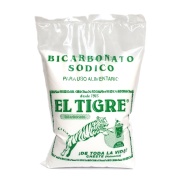 Vista principal del bicarbonato sódico (uso alimentario) 1Kg El Tigre en stock