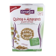 Vista delantera del quinoa y amaranto 375 g Cerealvit en stock