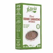 Vista frontal del risoni de trigo sarraceno integral sin gluten 250 g Felicia Bio en stock