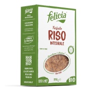 Vista principal del farfale de arroz integral sin gluten 250 g Felicia Bio en stock