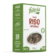 Fusilli de arroz integral sin gluten 250 g Felicia Bio