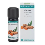Vista frontal del bio essential oil cúrcuma - qt:ar-turmerona 10 ml. Equisalud en stock