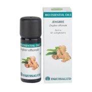 Vista delantera del bio essential oil hinojo jengibre - qt: alfa-zingibereno 10 ml. Equisalud en stock