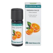 Vista frontal del bio essential oil hinojo naranja dulce - qt: limoneno 10 ml. Equisalud en stock