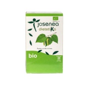 Vista frontal del dietetika bio 20 bolsas de papel biodegradable  Josenea en stock