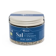 Tarro sal con plantas pescados bio 80 gr.  Josenea