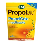 Vista delantera del propolaid PropolGola masticable (sabor miel) 30 tabletas ESI en stock
