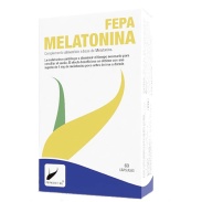 Vista frontal del fepa-melatonina 60 cáps Fepadiet en stock