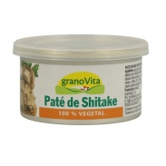 Vista delantera del paté vegetal de shiitake, 125 g Granovita en stock