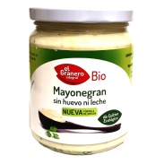 Vista principal del mayonegran (mayonesa vegana) bio 245gr El Granero en stock