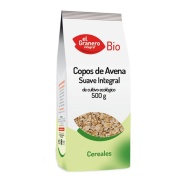 Copos suaves de avena integral bio, 500 g El Granero Integral