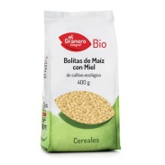 Bolitas de maíz con miel bio, 400 g El Granero Integral