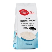 Producto relacionad Harina de trigo espelta integral bio, 500 g El Granero Integral