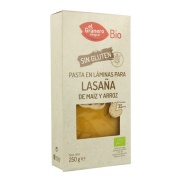 Láminas lasaña sin gluten bio, 250 g El Granero Integral