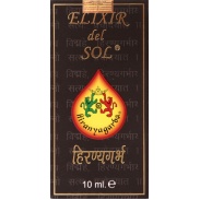 Vista delantera del elixir del Sol 10 ml Hiranyagarba en stock