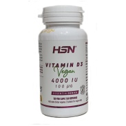 Vista principal del vitamina d3 vegana 4000ui - 120 cáps HSN en stock