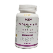 Vista principal del vitamina B12 (metilcobalamina) vegan 1000mcg 120 cáps HSN en stock