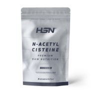 Vista frontal del n-acetyl cysteine powder veg 150g HSN en stock