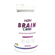 Vista frontal del brain Care 120 cáps veg HSN en stock