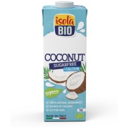 Bebida de coco sin azúcar con calcio bio, 1 L Isola Bio