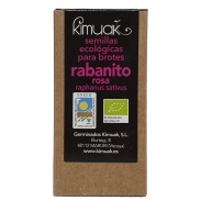 Semillas de rabanito rosa bio para brotes 75gr Kimuak
