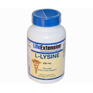 L-Lysina 620mg 100 cápsulas Life Extension
