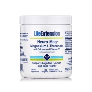 Neuro-Mag (treonato de magnesio) con Calcio y Vitamina D3 polvo Life Extension
