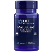 Producto relacionad Soporte ocular MacuGuard® con azafrán (with saffron) cáps 60 cáps Life Extension