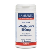 L-Metionina 500mg 60 cápsulas Lamberts