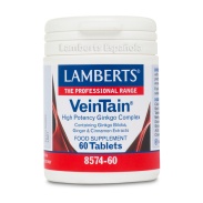 Vista frontal del veinTain 60 tabletas Lamberts en stock