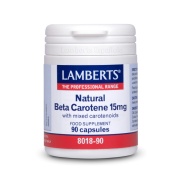 Beta Caroteno Natural 15mg 90 cápsulas Lamberts