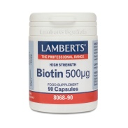 Biotina 500mcg 90 cápsulas Lamberts