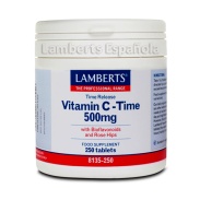 Vitamina C - Time 500mg 250 tabletas Lamberts