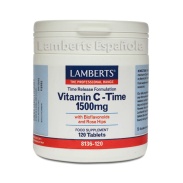 Vitamina C - Time 1500mg 120 tabletas Lamberts