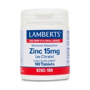 Producto relacionad Zinc 15mg 180 tabletas Lamberts