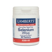 Selenio 200 µg 60 tabletas Lamberts