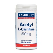 L-Acetil Carnitina 500mg 60 cápsulas Lamberts