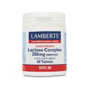 Lactasa Complex 350mg (9000 FCC) 60 tabletas Lamberts