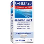 Vista principal del acidophilus Extra 10 (60 cápsulas) Lamberts en stock