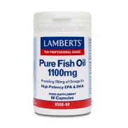 Aceite de Pescado Puro 1100mg 60 perlas Lamberts