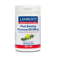 Aceite de Onagra Puro (Primula) 500mg 180 perlas Lamberts
