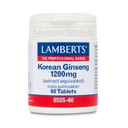 Ginseng Koreano 1200mg 60 tabletas Lamberts