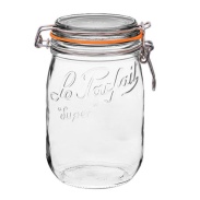 Tarro de cristal hermético Jars 1000 ml Le Parfait